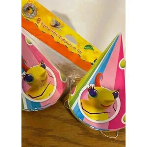 Birthday party‎ hats Sunny Patch Friends/Bugs total of 14 hats Unopened/opened